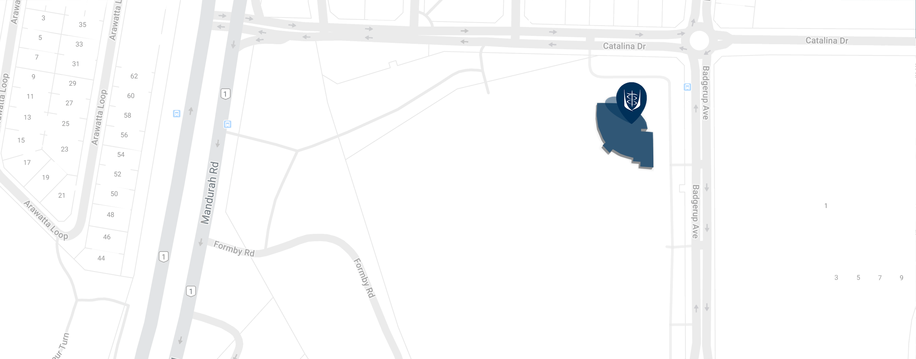 Contact Us Page map