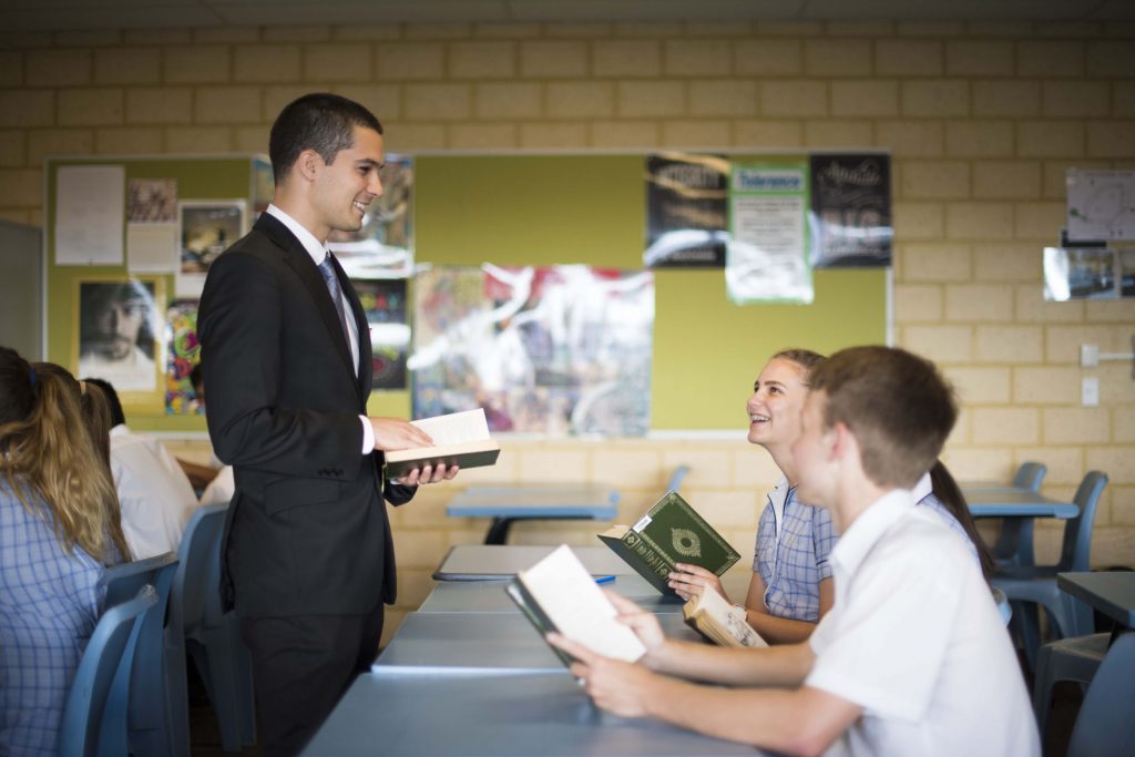 Students engaged in learning