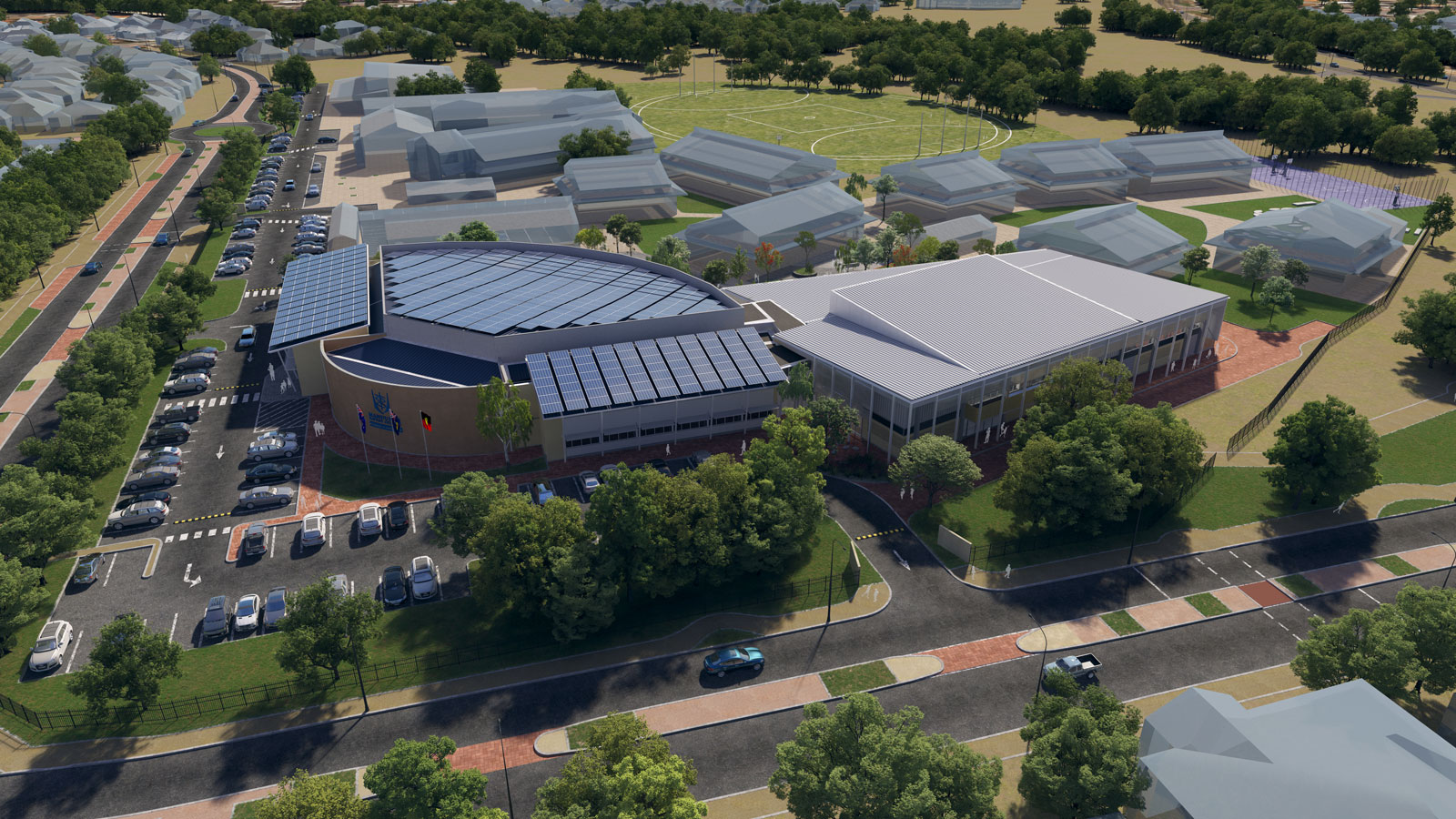 External view of the STEAM centre at Mandurah Baptist College